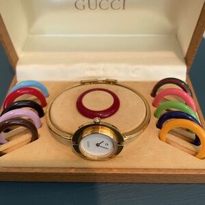 Vintage Gucci Watch with 11 bezels